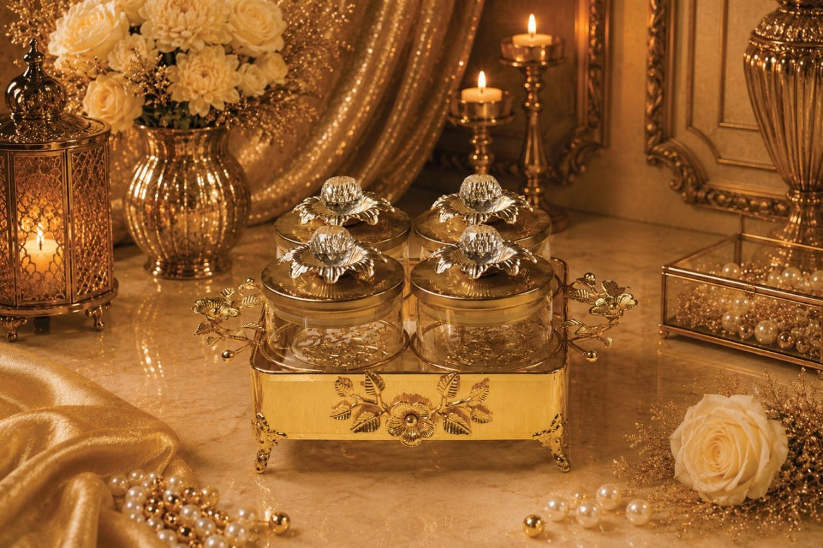 4 PCS DRY FRUIT SET