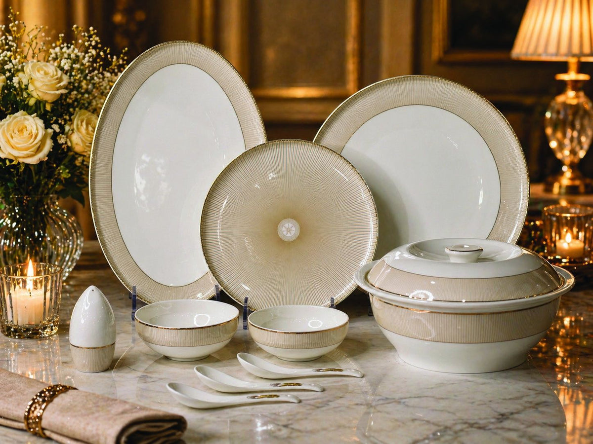 46 PCS DINNER SET THALI - HL-5831-01