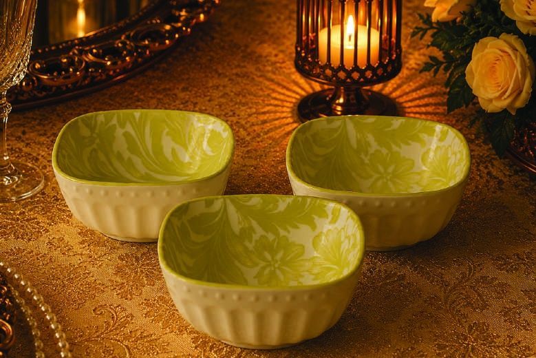 6 PCS SQ. DESSERT BOWL SET-HL-3512-507