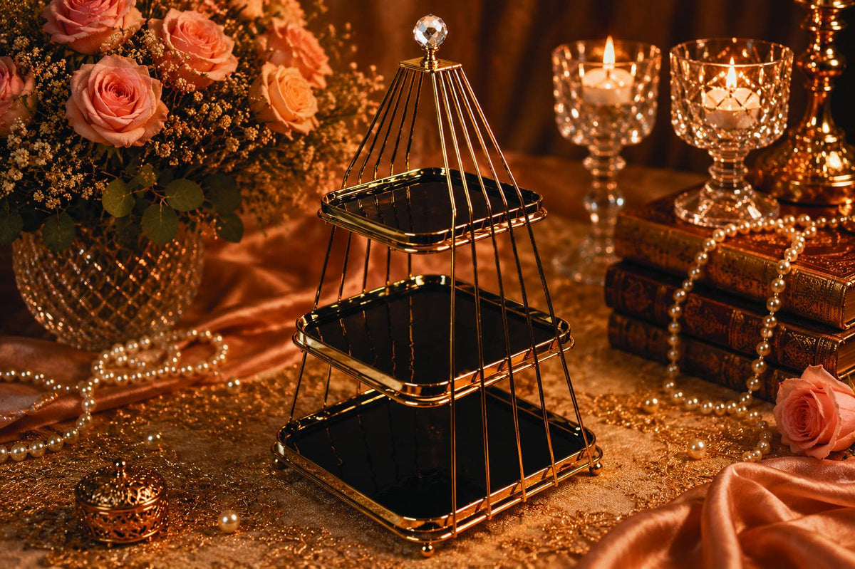3 TIER DESSERT STAND