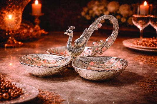 1 PCS 3 PARTITION DRY FRUIT TRAY