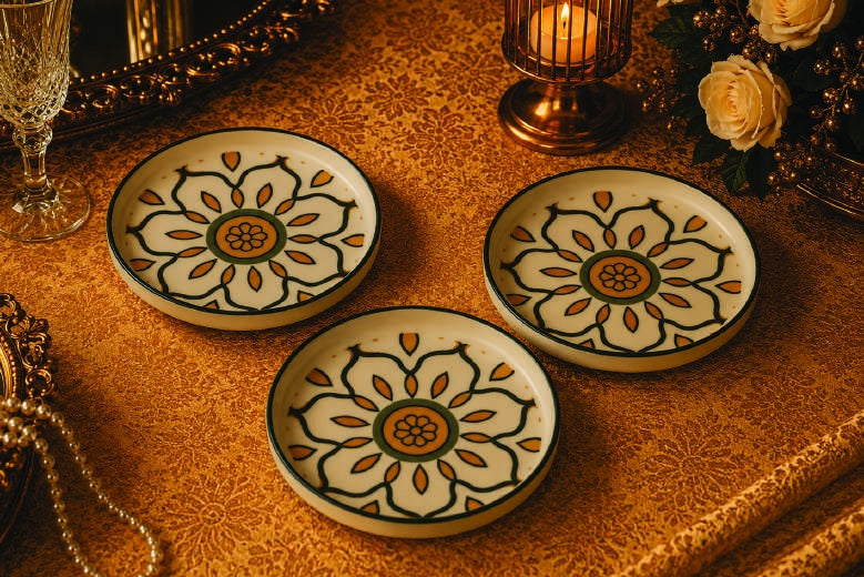 6 PCS ROUND PLATER SET - HL-3336-502
