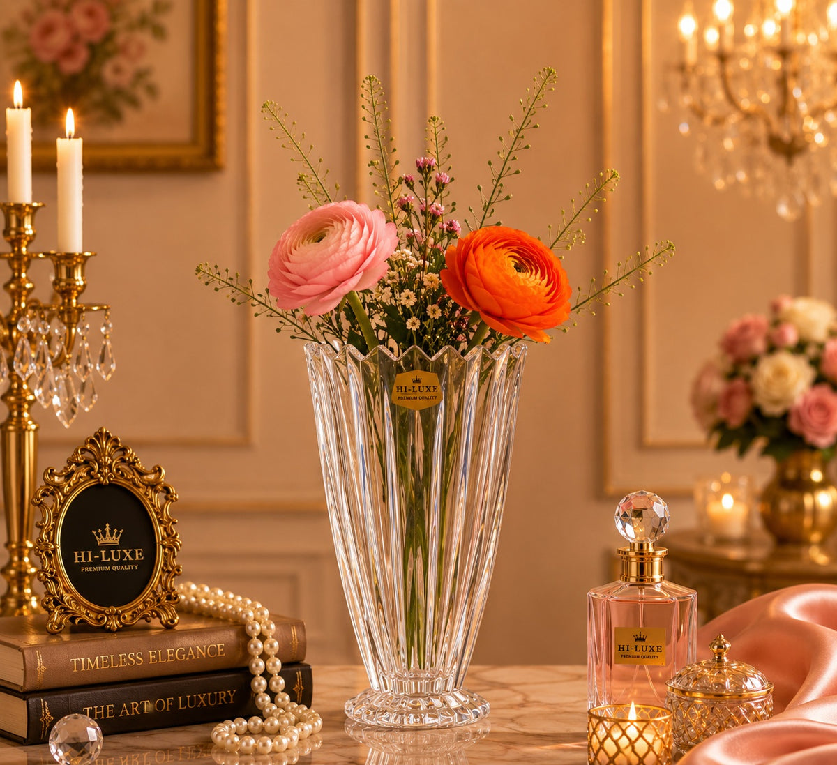 1 PCS GLASS VASE