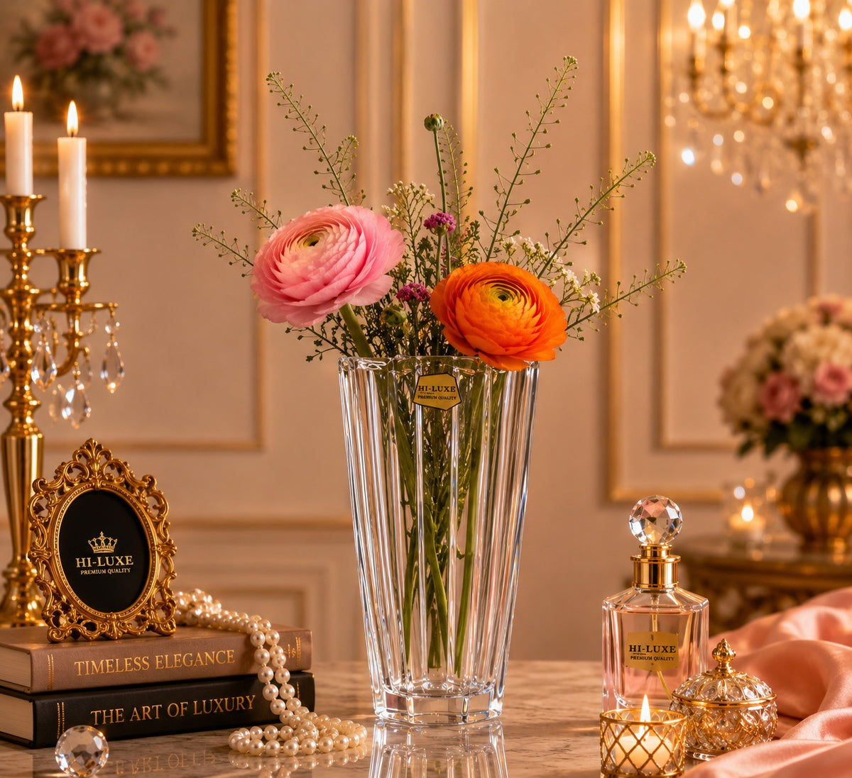 1 PCS GLASS VASE