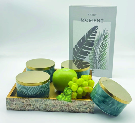 5 Pcs Dried Fruit Set With Tray