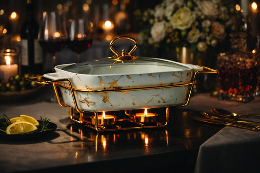 Macaroni Casseroles 1 Pcs Casseroles with Candle Stand