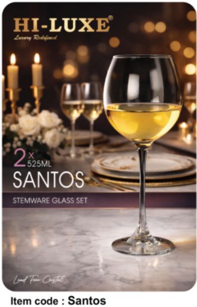 Santos-Stemware Glass