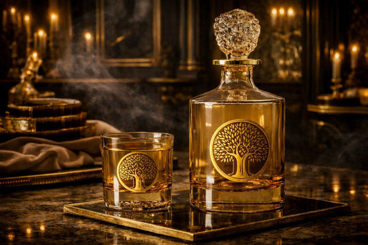 1 DECANTHER + 6 GLASS - MASSENA-BANYAN TREE