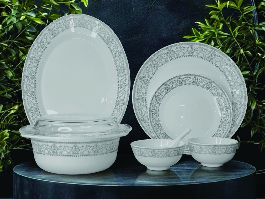 35 Pcs Marvel Opalware Dinner set - HL-88090-Pisanio