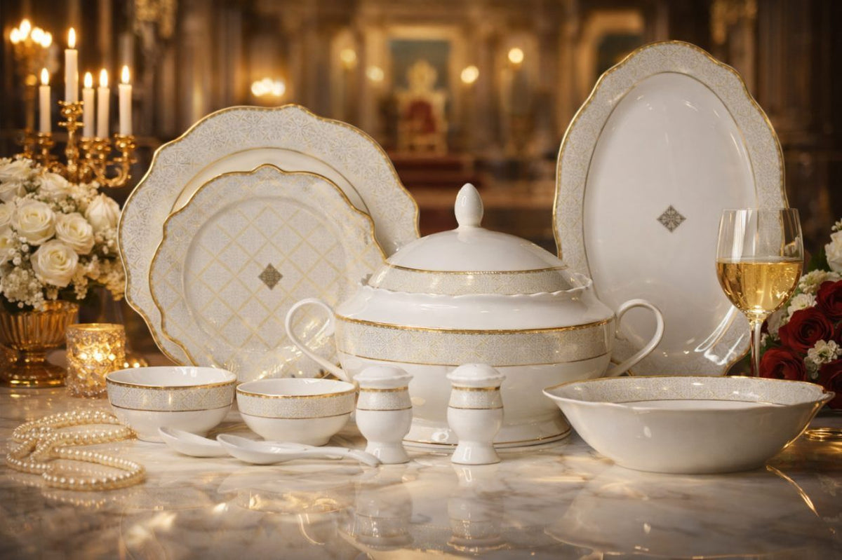 37 Pcs Dinner Set - HL-7414