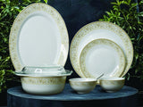 35 Pcs Marvel Opalware Dinner set - HL-88090-Cloten