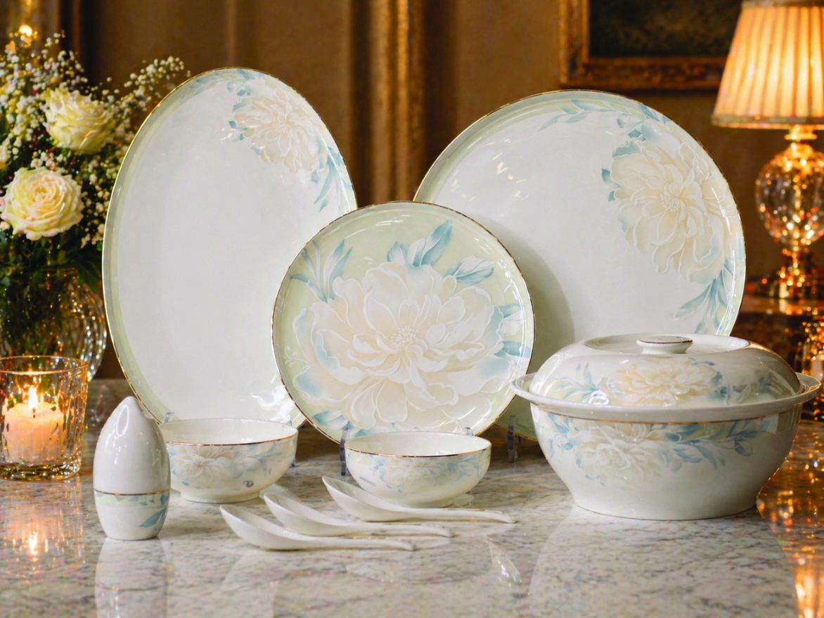 37 Pcs Dinner Set Thali - HL-5832