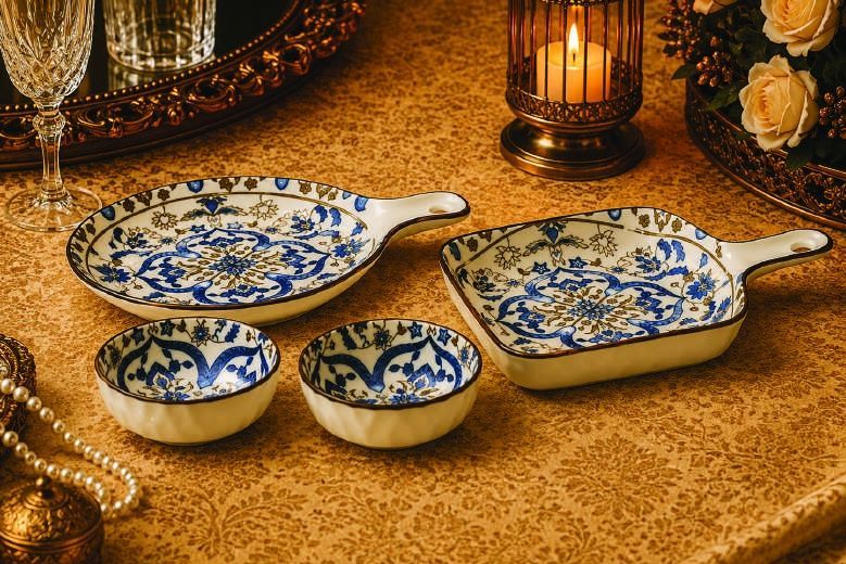 4 PCS PLATTER SET-HL-3517