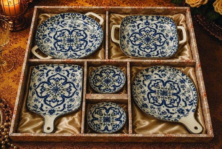 6 PCS PLATTER SET-HL-3516-504