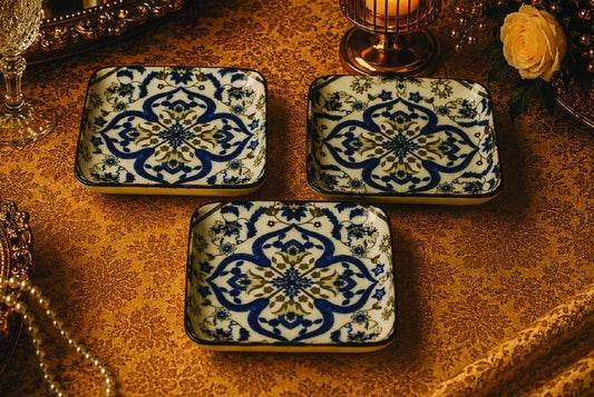 6 PCS SQ. PLATTER SET-HL-3337-504