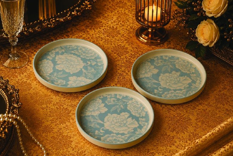 6 PCS ROUND PLATE SET-HL-3336-506