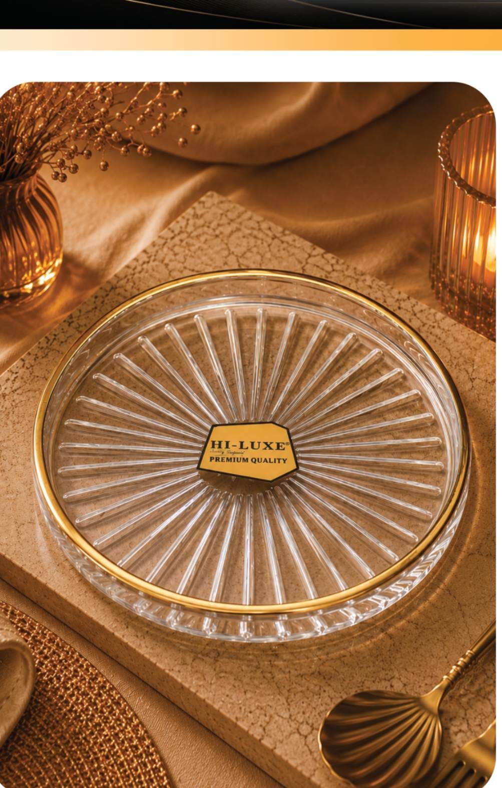Veggie Appe Clear 6 Pcs Plate Set