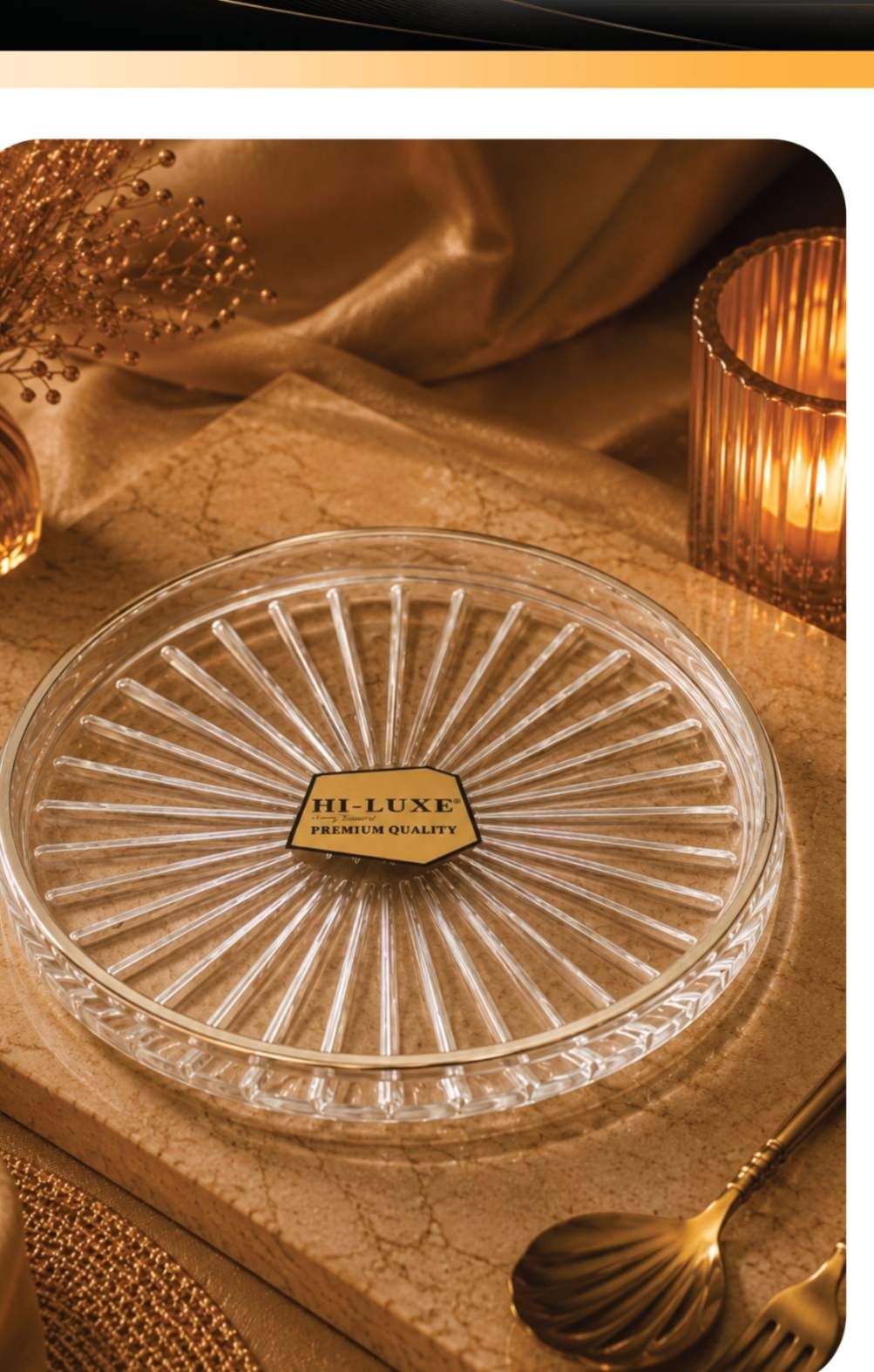 Mini Tacos Clear 6 Pcs Plate Set