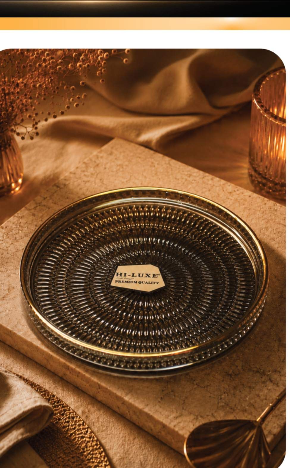 Zucchini Bite Smoky 6 Pcs Plate Set