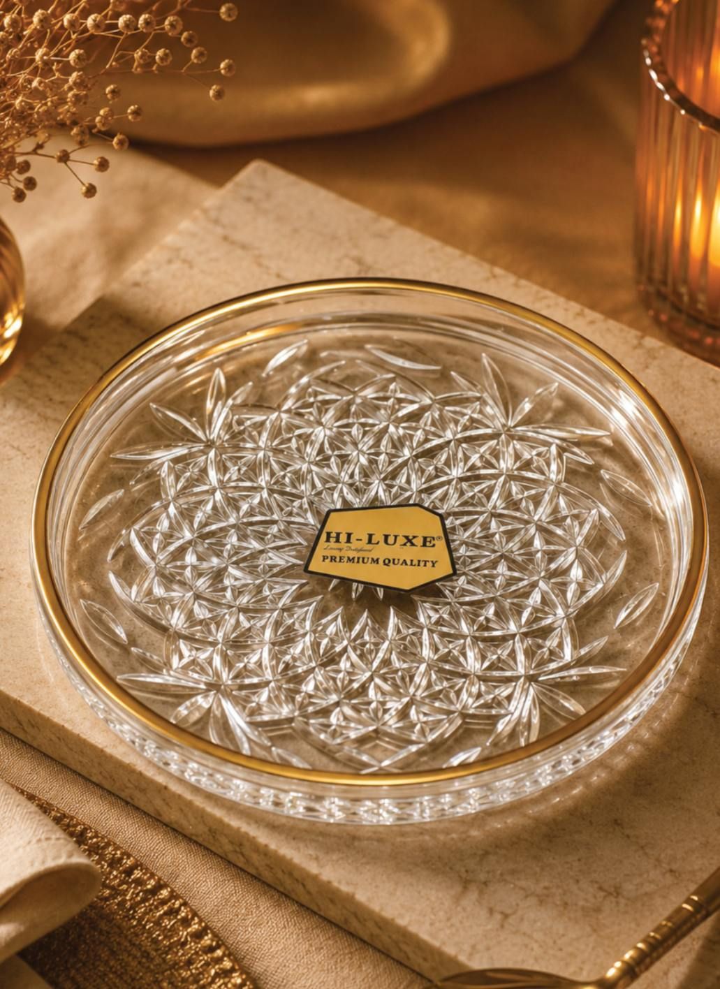 Corn Puff Clear 6 Pcs Plate Set