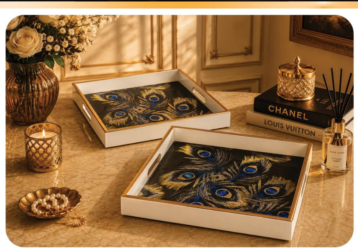 Telford Sq Tray 19 2 Pcs Telford Sq. Tray