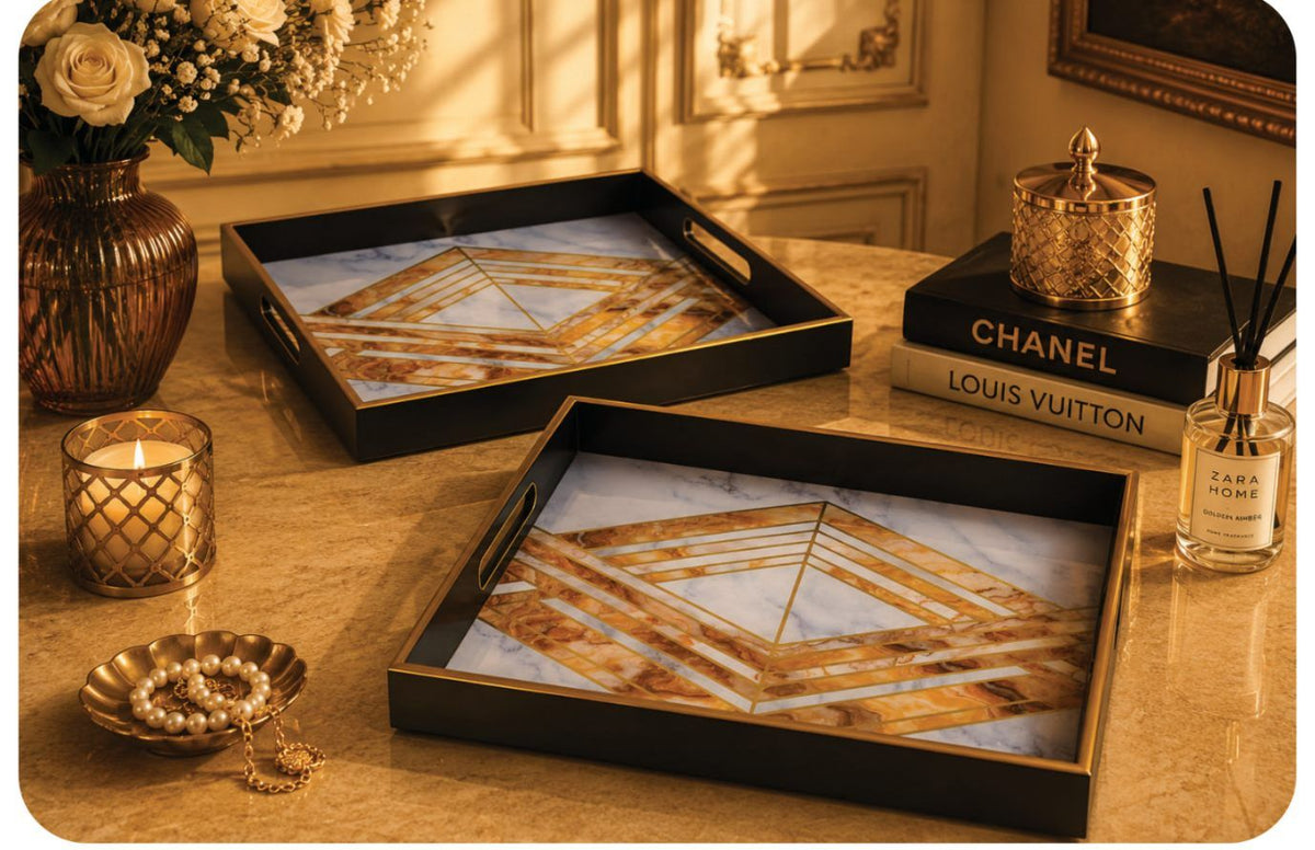 Telford Sq Tray 22 2 Pcs Telford Sq. Tray