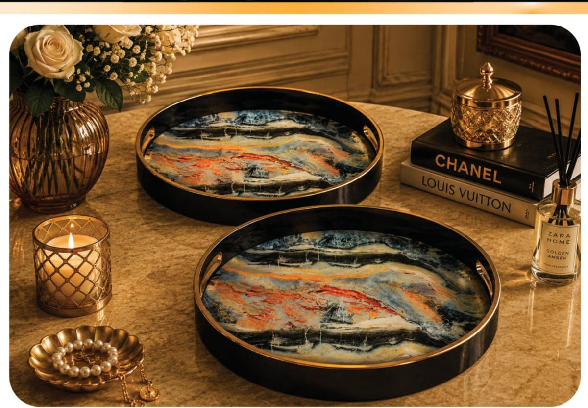 Gizelle Rd Tray 10 2 Pcs Gizelle Rd. Tray